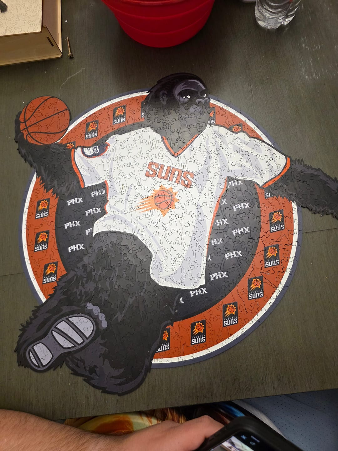 Customer photo review of Phoenix Suns™ Mascot Wooden Puzzle
