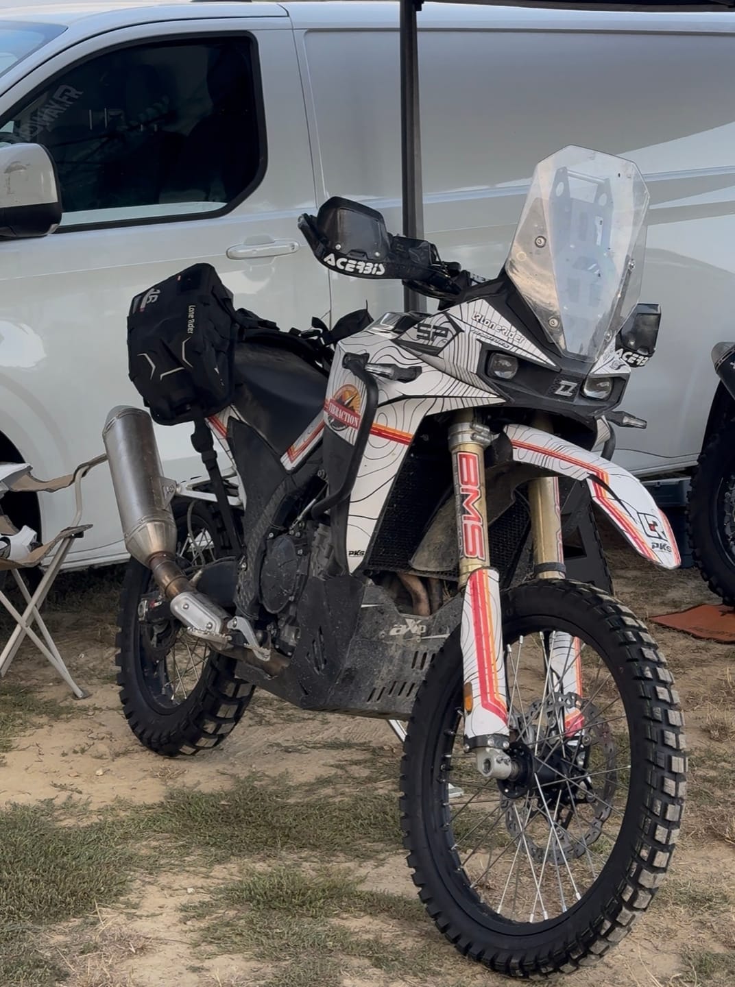 Customer photo review of ADVBags 16 – Rackless Saddle Bags