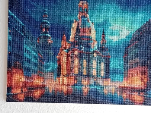 Customer photo review of Church of Our Lady in Dresden | Diamond Painting Kit