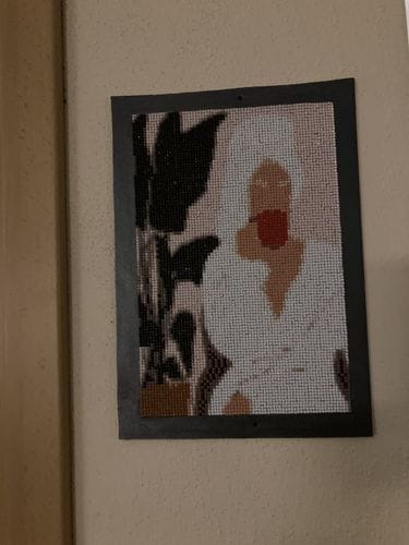 Customer photo review of Wellness and Coffee | Diamond Painting Kit