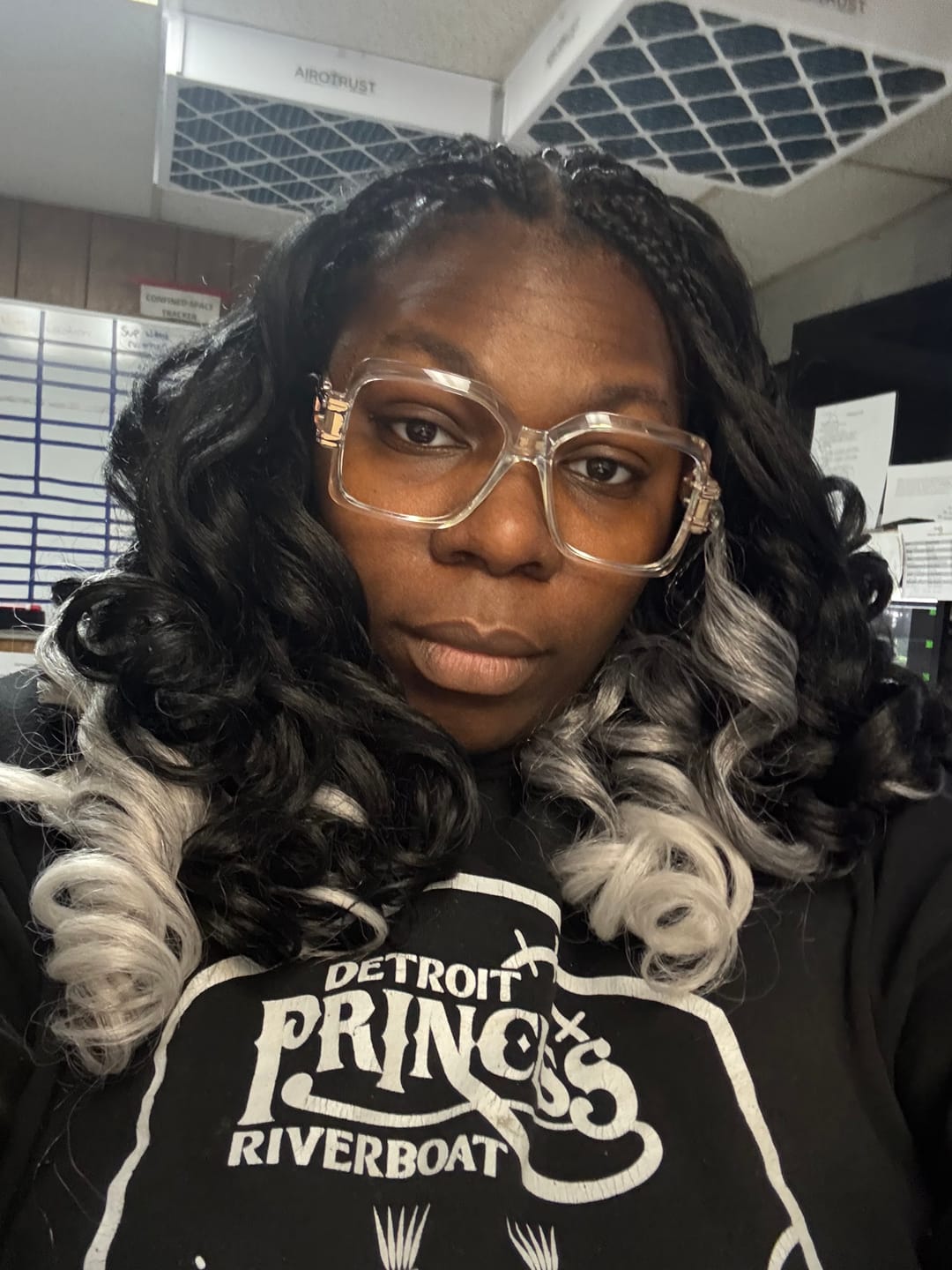 Customer photo review of Zury Sis Pre-Stretched Crochet Braid - FRENCH CURL BRAID 24" 10X