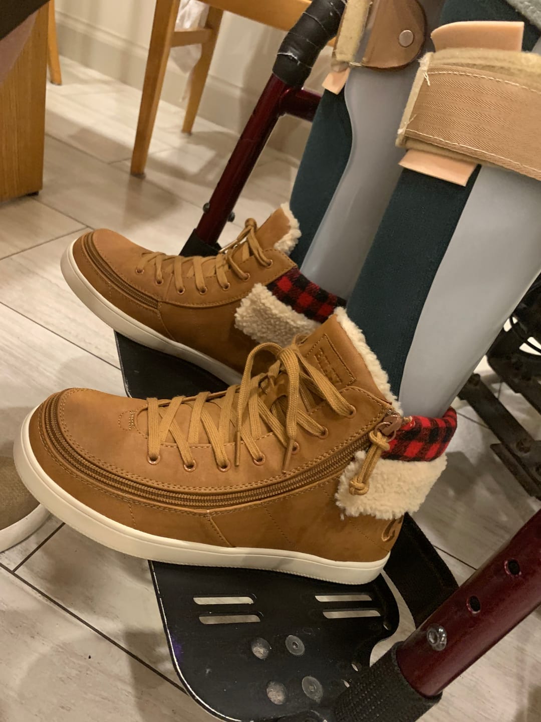 Customer photo review of Women's Cognac BILLY Cuffs