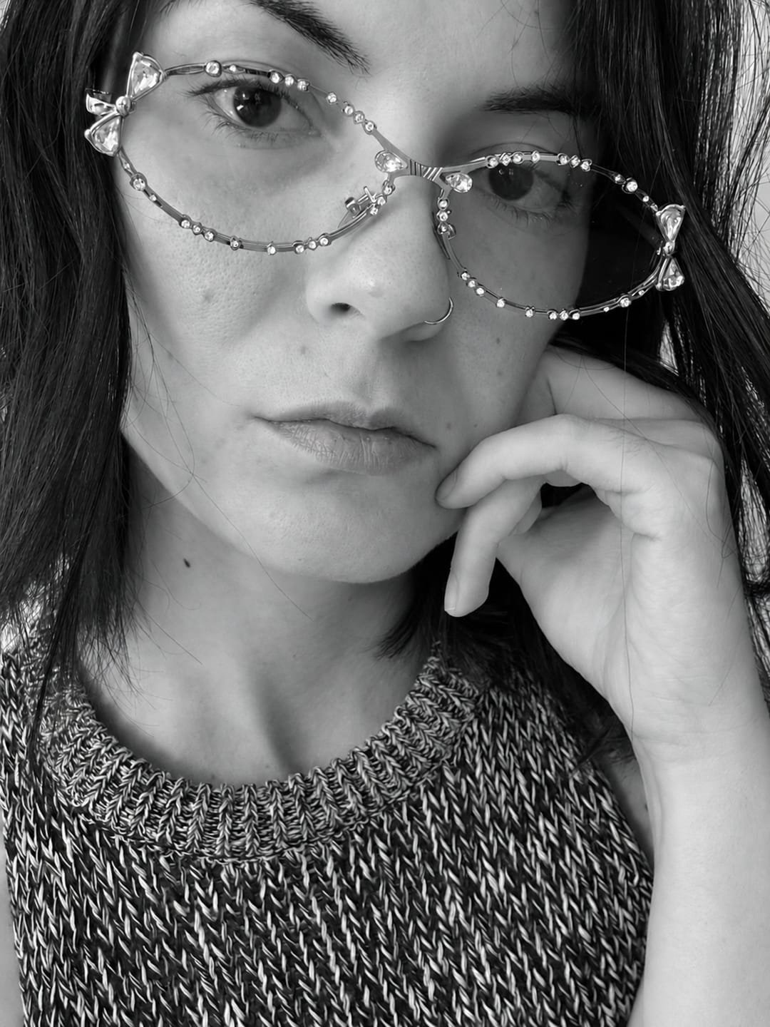 Customer photo review of Adela Eyeglasses