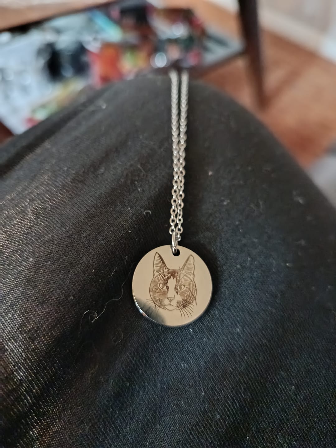 Customer photo review of Rückseitengravur