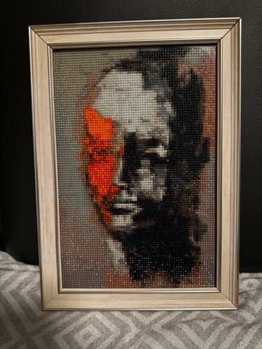 Customer photo review of Minimalist Motif | Diamond Painting Kit