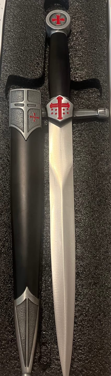 Customer photo review of Templar Helm Dagger