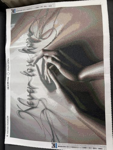 Customer photo review of Never Lose Hope | Diamond Painting Kit