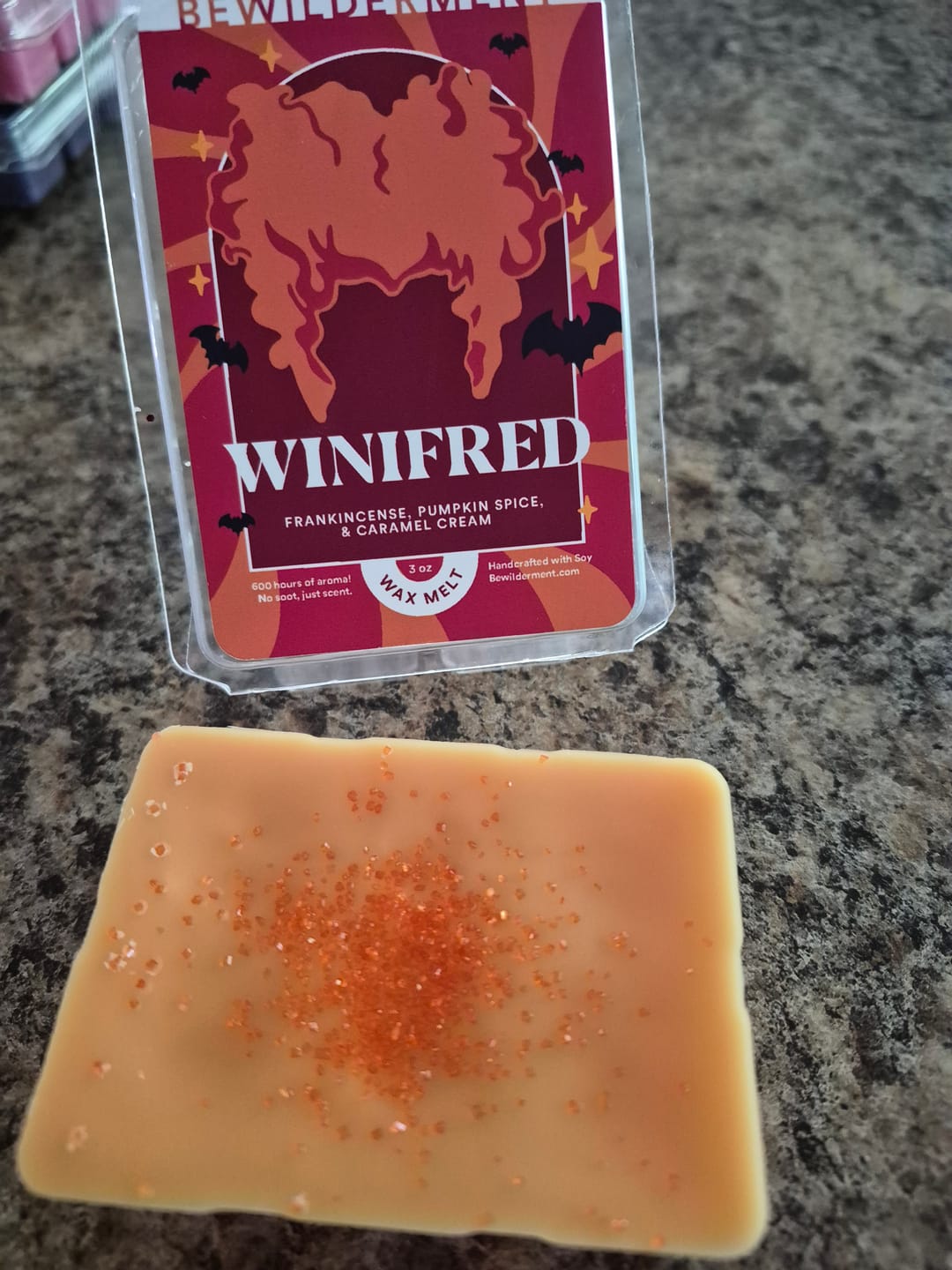 Customer photo review of Winifred Wax Melts