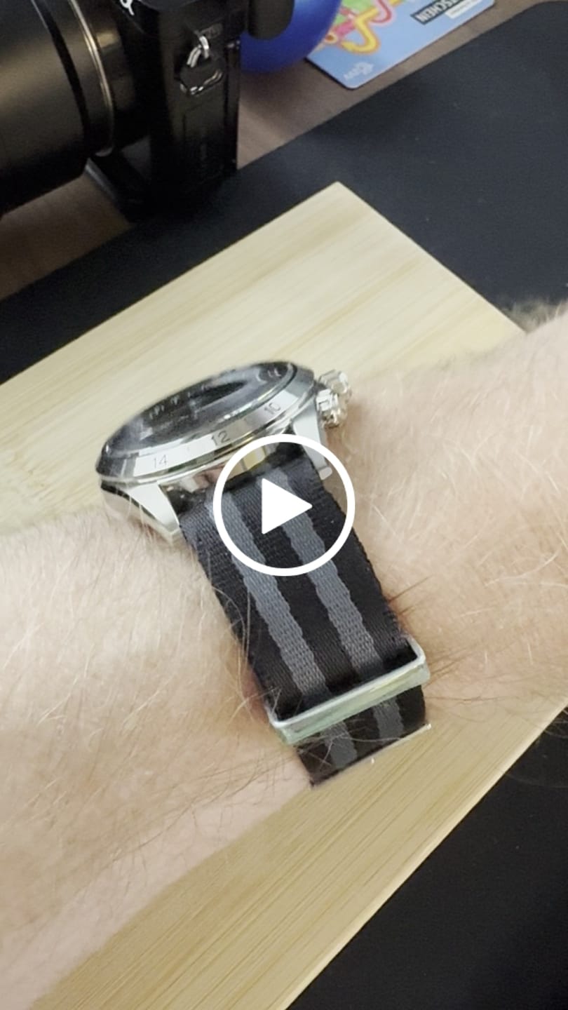 Customer video review of Bond Premium Nylon Watch Strap
