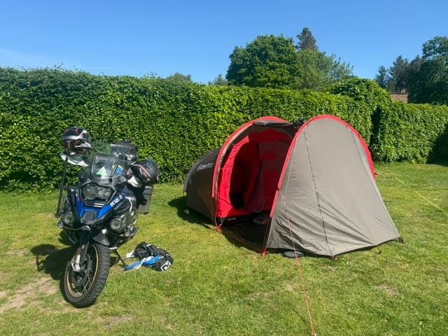 Customer photo review of MotoTent
