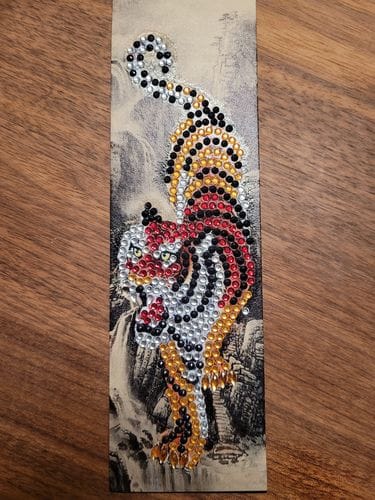 Customer photo review of Decorative Designs | Diamond Painting Bookmarks