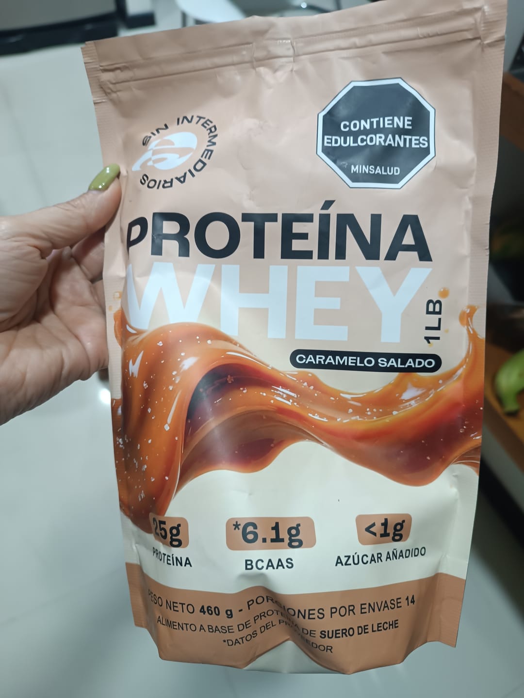 Customer photo review of Proteína Whey - Caramelo Salado