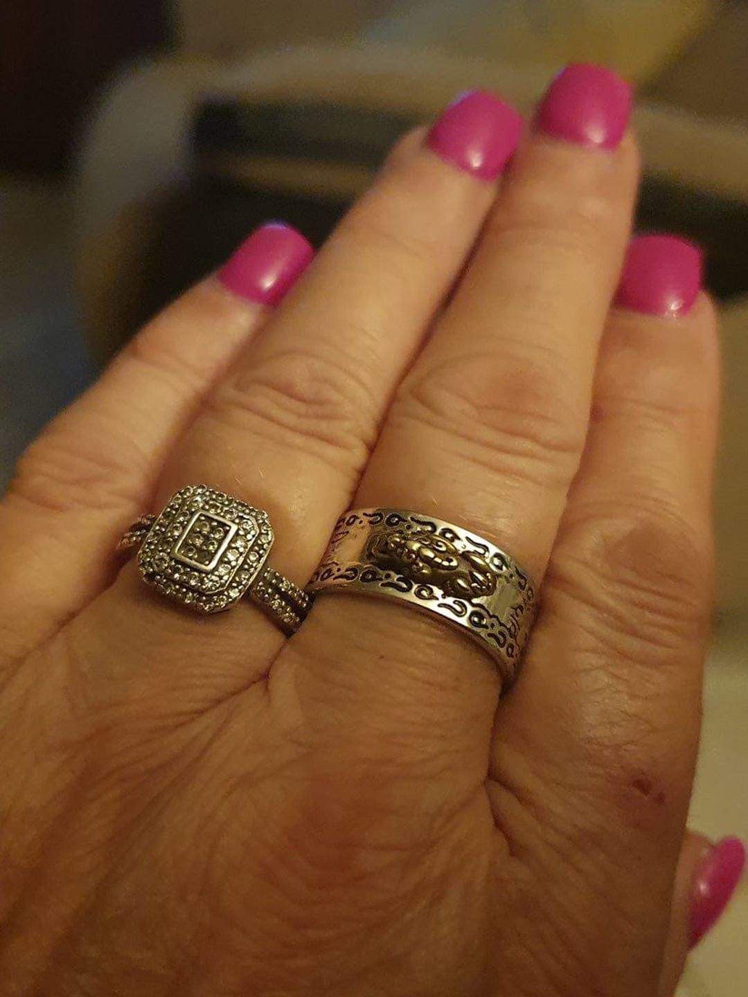 Customer photo review of The Gold Pixiu Mantra Ring  - Free