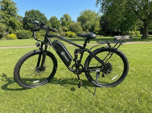 Customer photo review of Eskute® M200F 27.5" Full Suspension Electric Bike