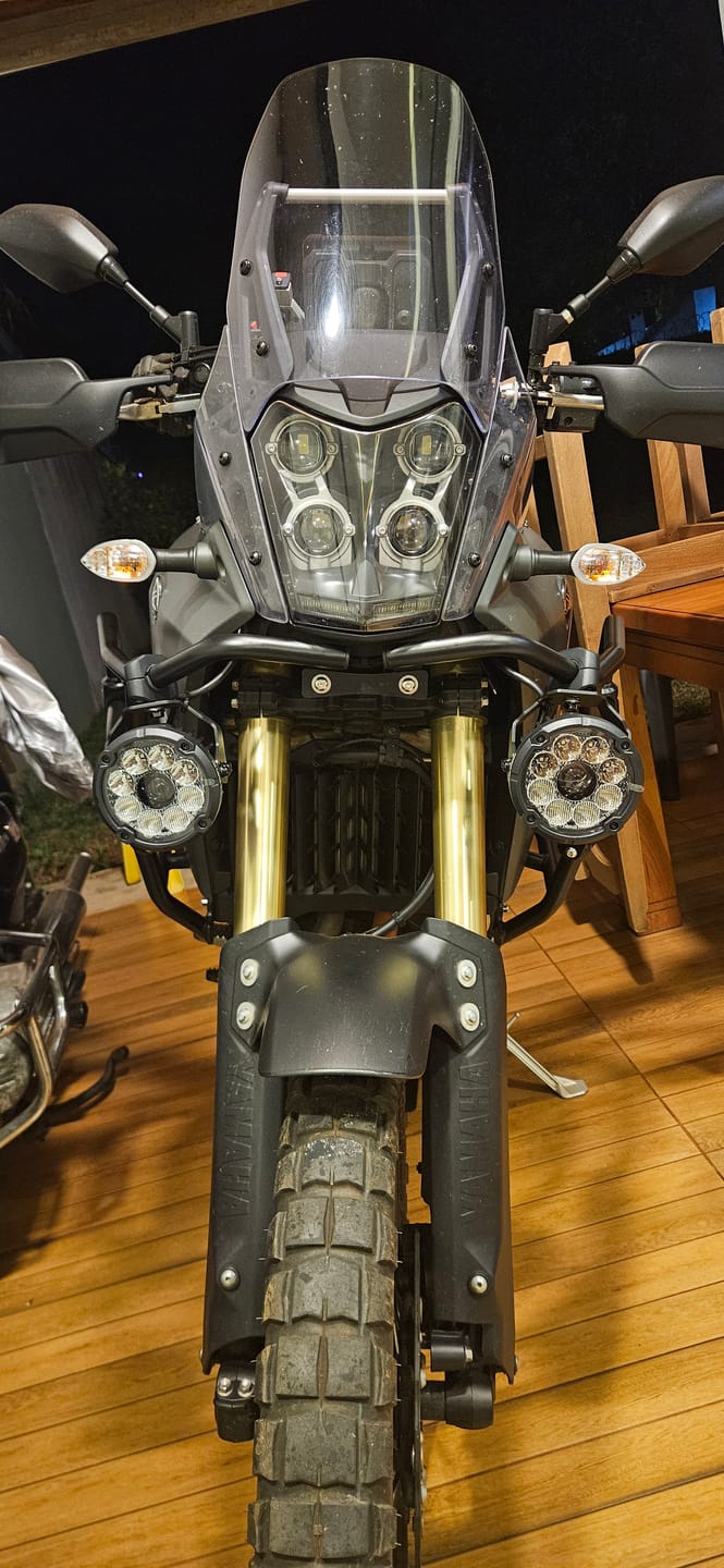 Customer photo review of MTL9 Motorcycle Lights  – The World’s Smartest Motorcycle Auxiliary Lighting System