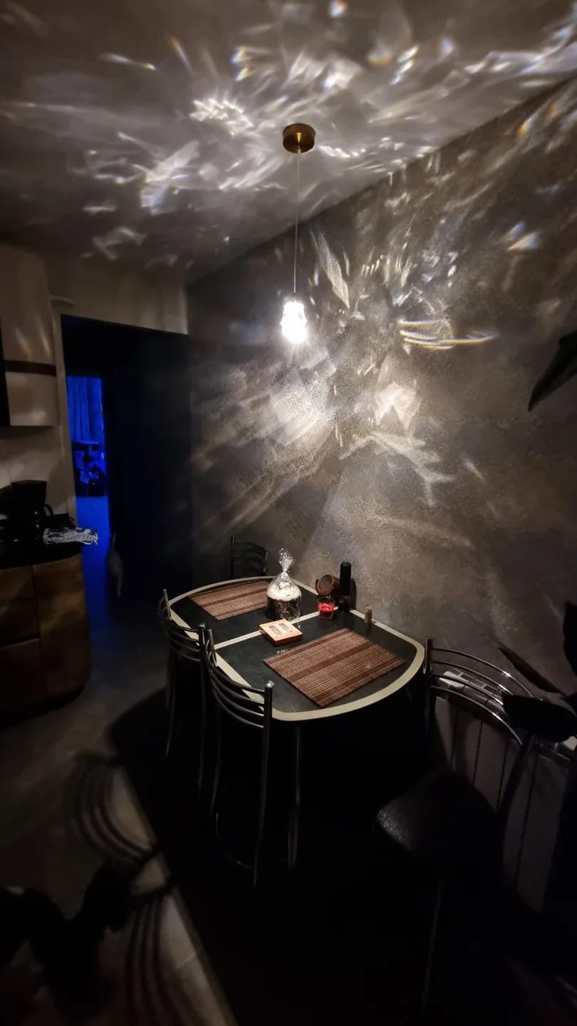 Customer photo review of Gold Crystal Drop Pendant Light for Kitchen Island, 15 cm