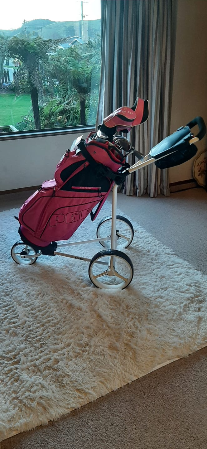 Customer photo review of BIG MAX Ti Lite 3-Wheel Folding Golf Trundler