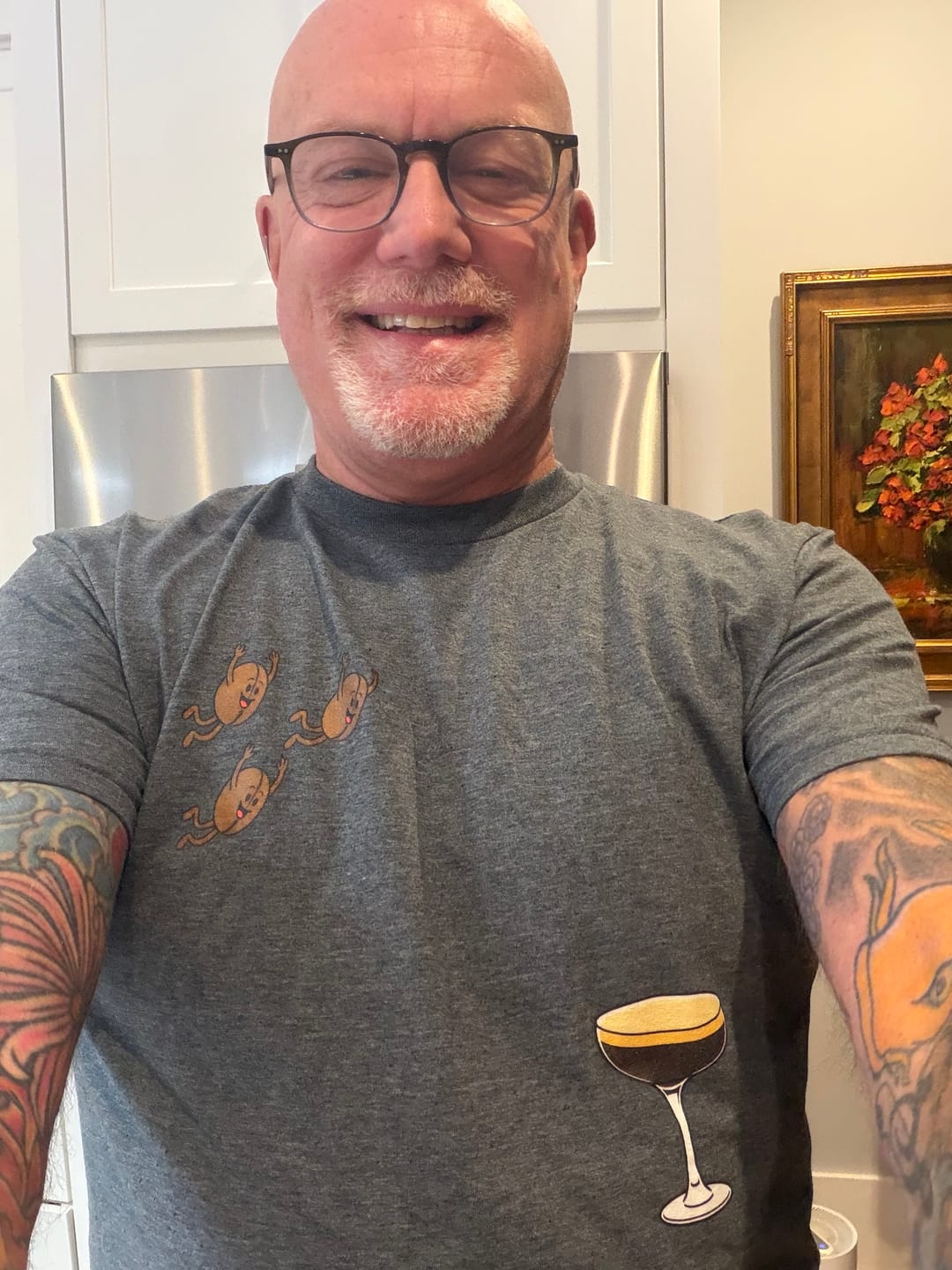 Customer photo review of Espresso Martini Dive T-Shirt