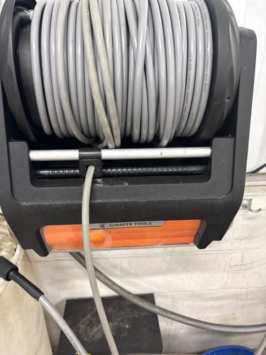Customer photo review of Grandfalls Retractable Pressure Washer Pro