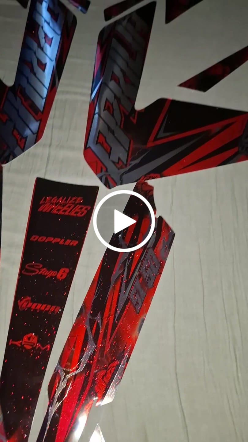 Customer video review of NEW! LIGHTNING - GRAPHICS KIT