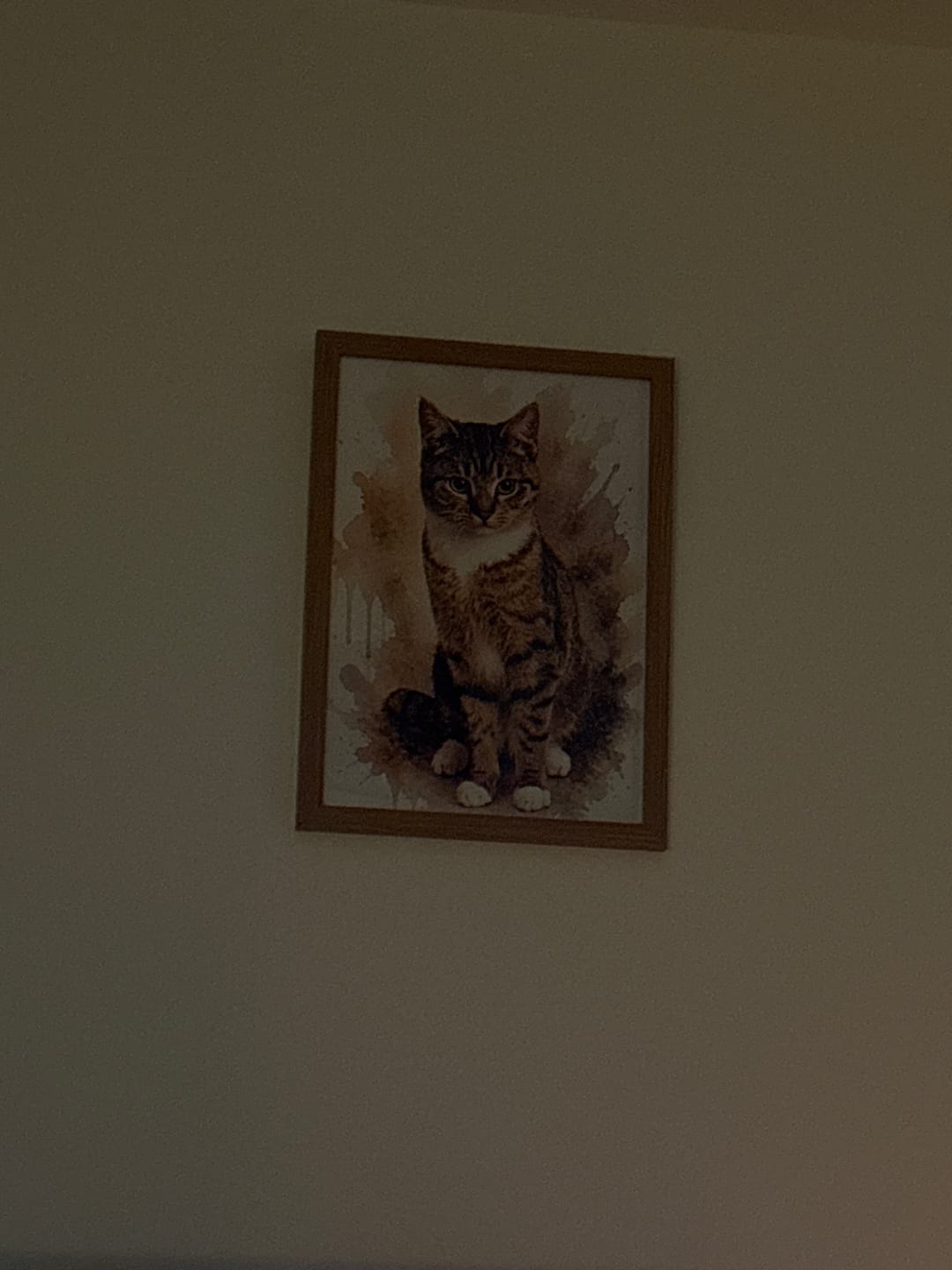 Customer photo review of Watercolour Realistic Portrait - Personalised Poster