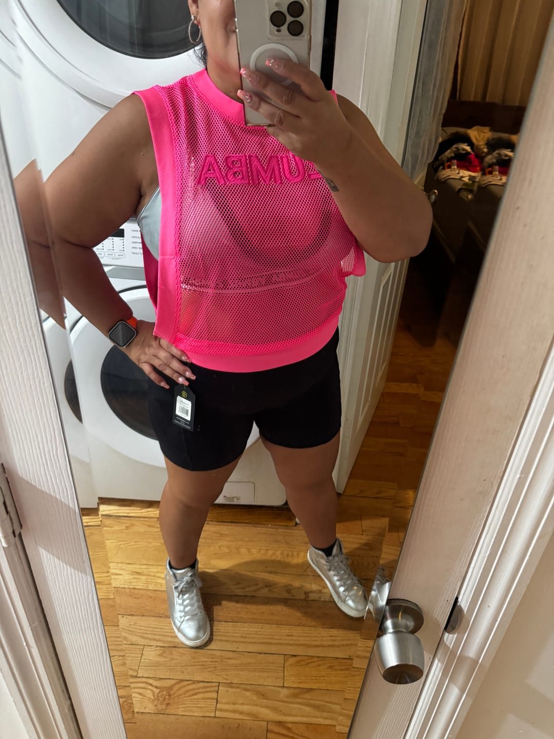 Customer photo review of Electric Feel Mesh Tank