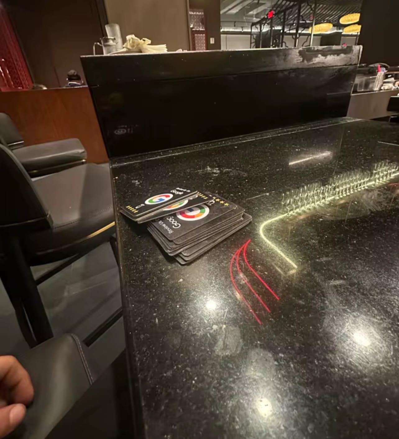 Customer photo review of Tarjetas NFC para reseñas de Google
