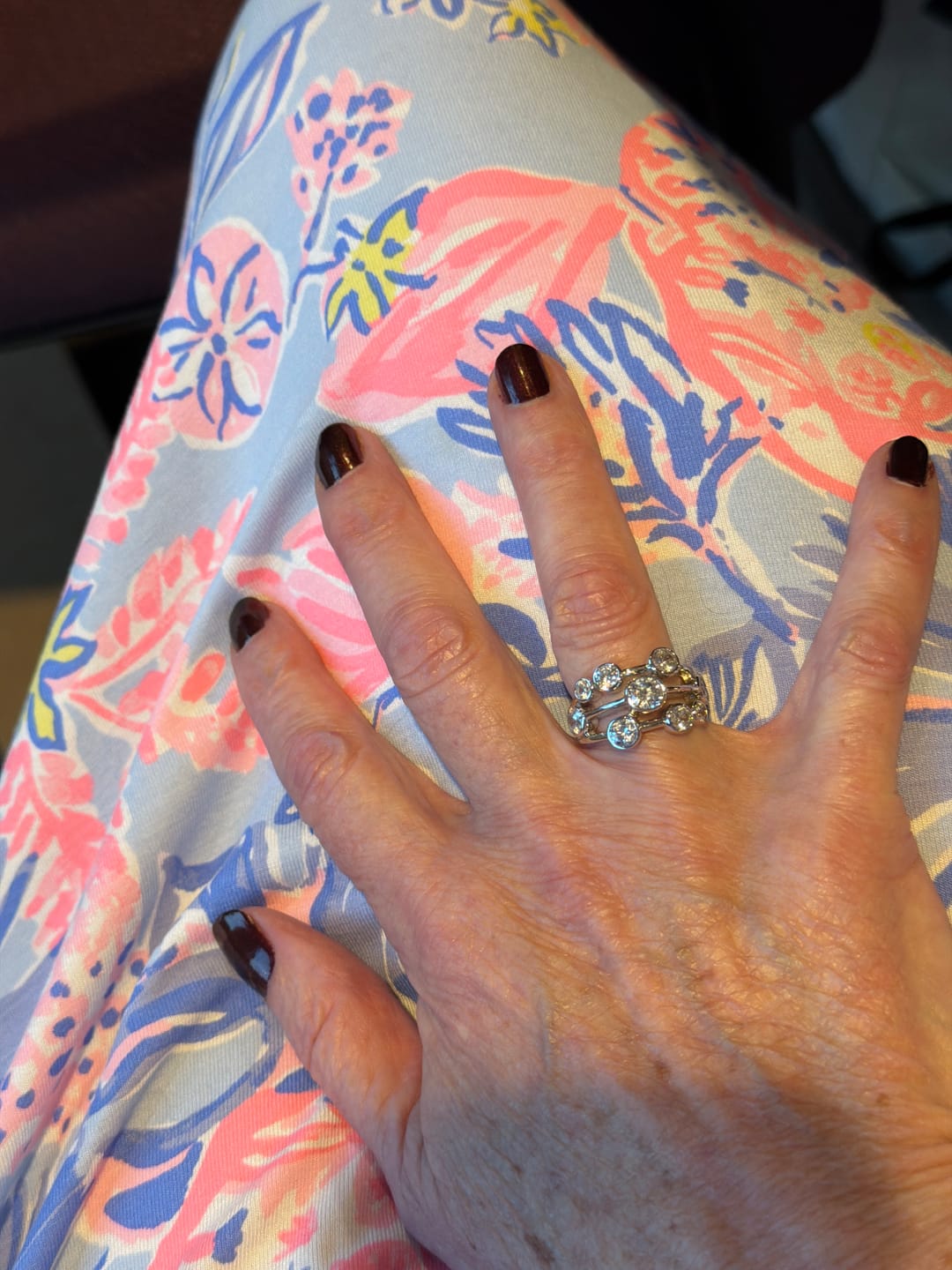 Customer photo review of The Silver Galaxy Ring