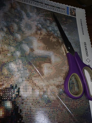 Customer photo review of Advent circle | Diamond Painting Kit