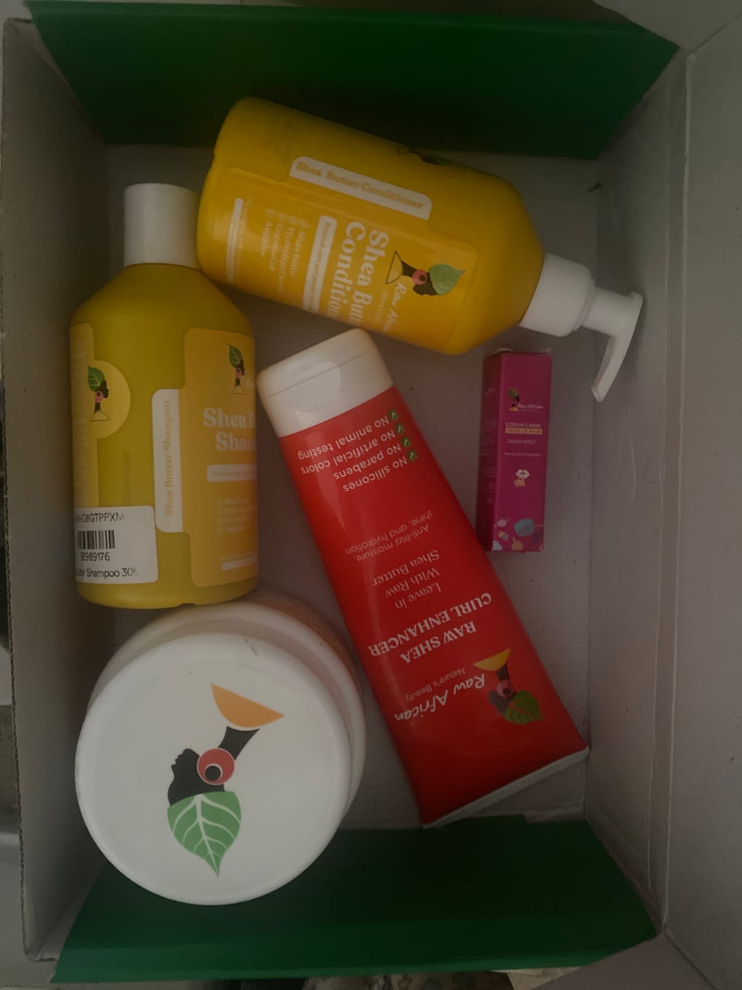 Customer photo review of Shea Butter Mega Set