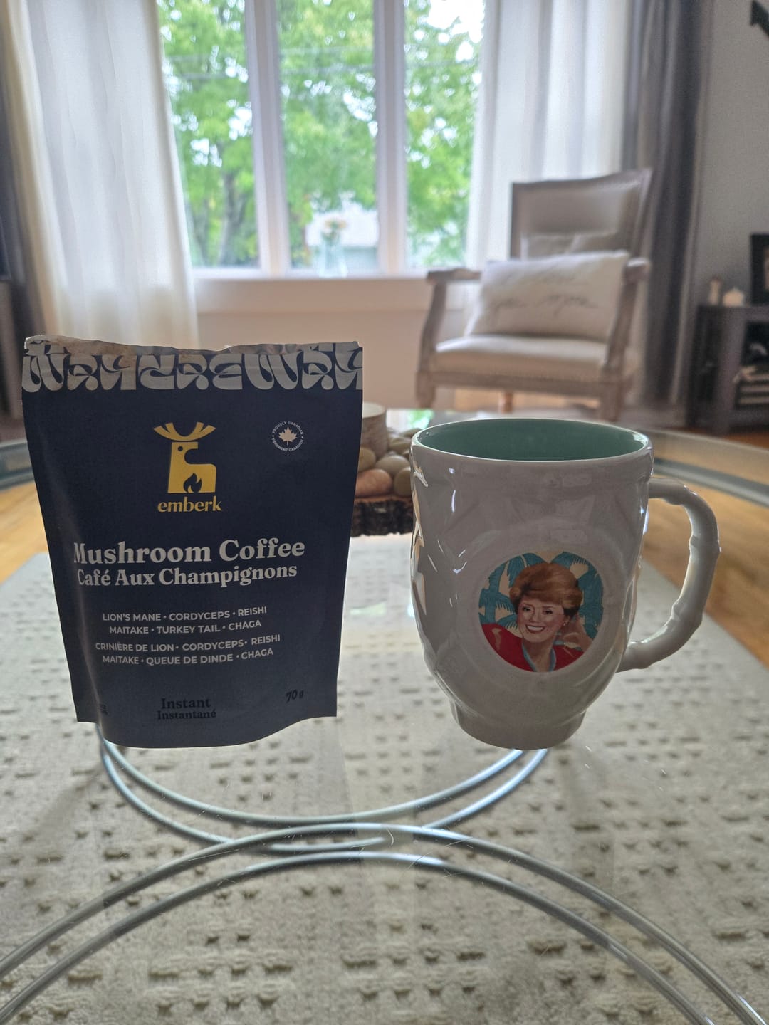 Customer photo review of Mushroom Coffee