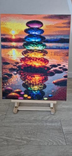 Customer photo review of The Magic of Balance | Diamond Painting Kit