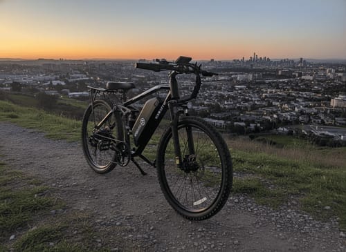 Customer photo review of Eskute® M200F 27.5" Full Suspension Electric Bike