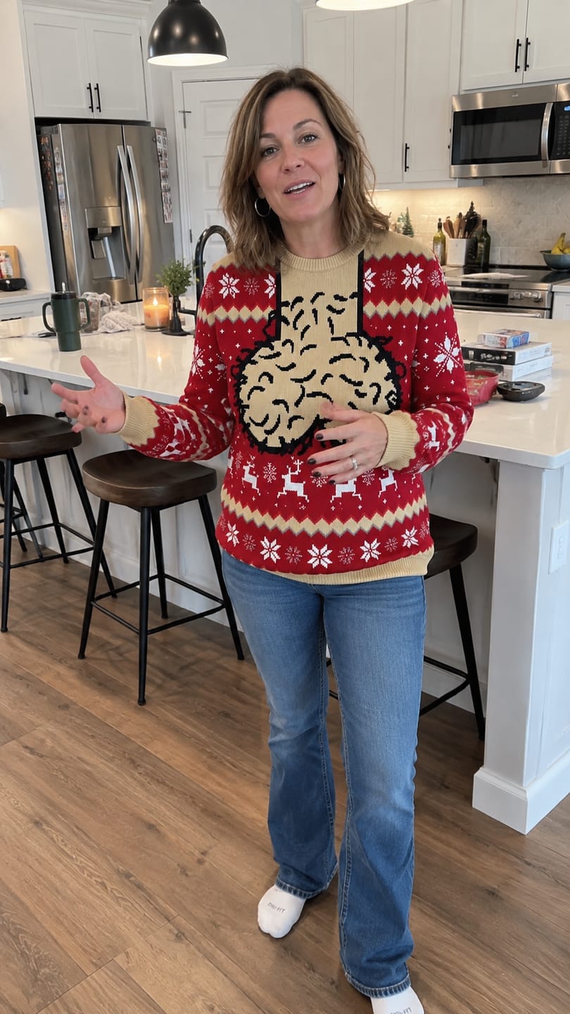 Customer photo review of Pull De Noël Rigolo