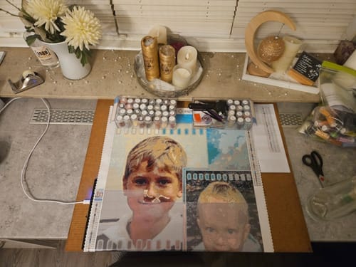 Customer photo review of Your Photo | Custom Photo Diamond Painting Kit