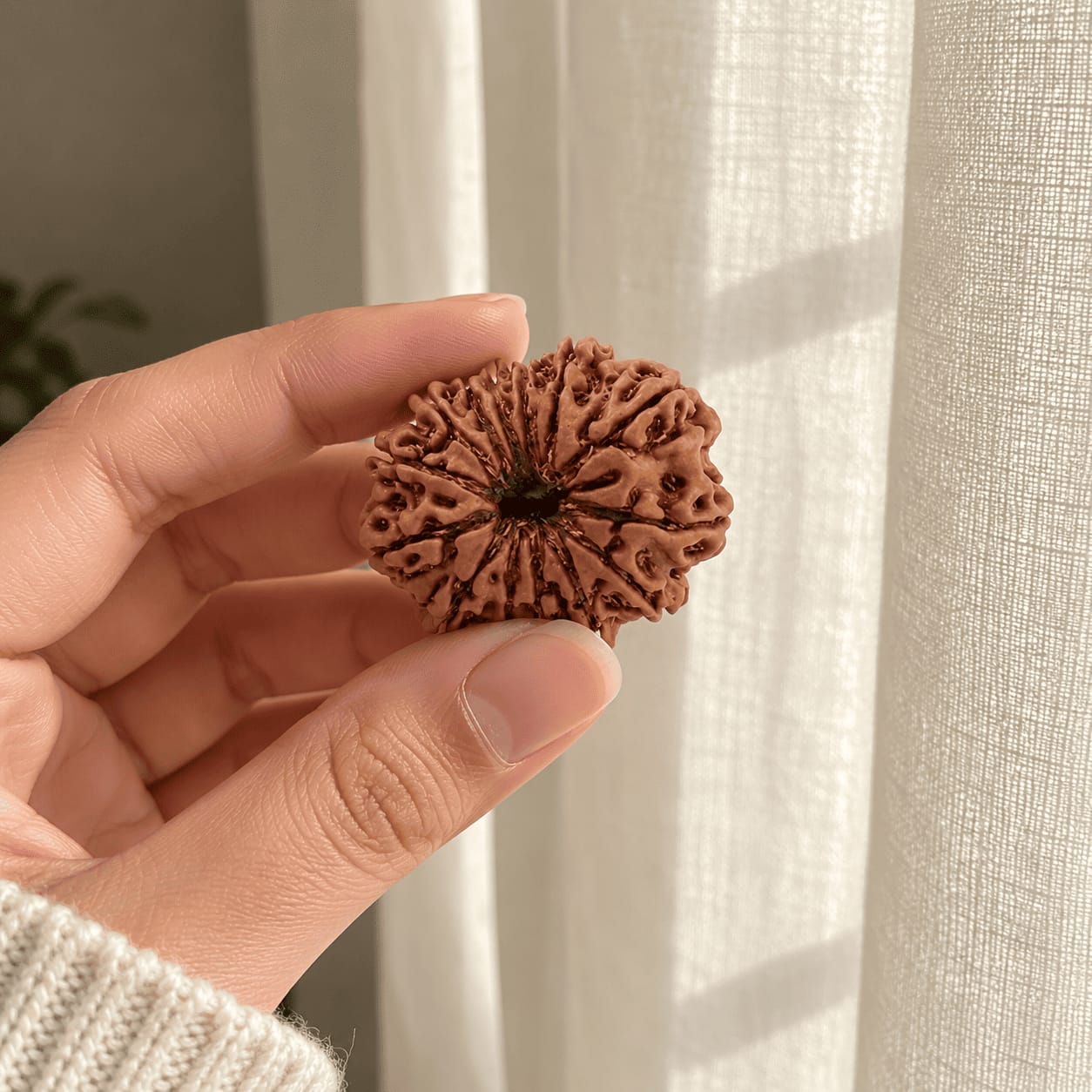 Customer photo review of 13 Mukhi Rudraksha (Nepali)