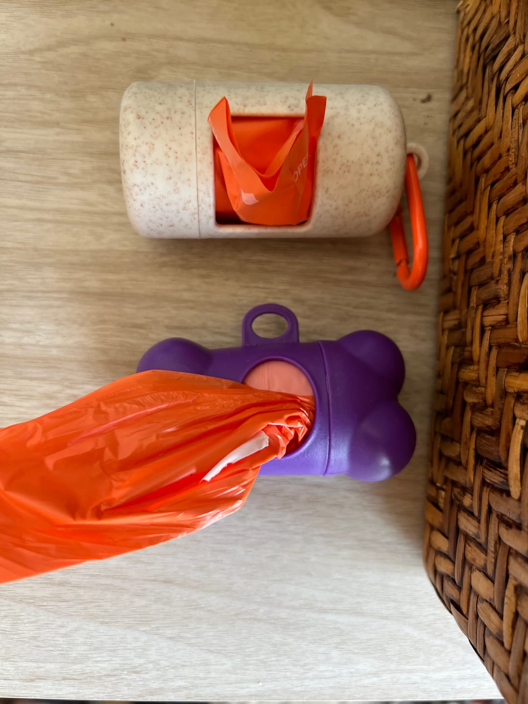 Customer photo review of No Rip Poop Bags Pack of 3 • 24 Rolls Count, 360 Bags