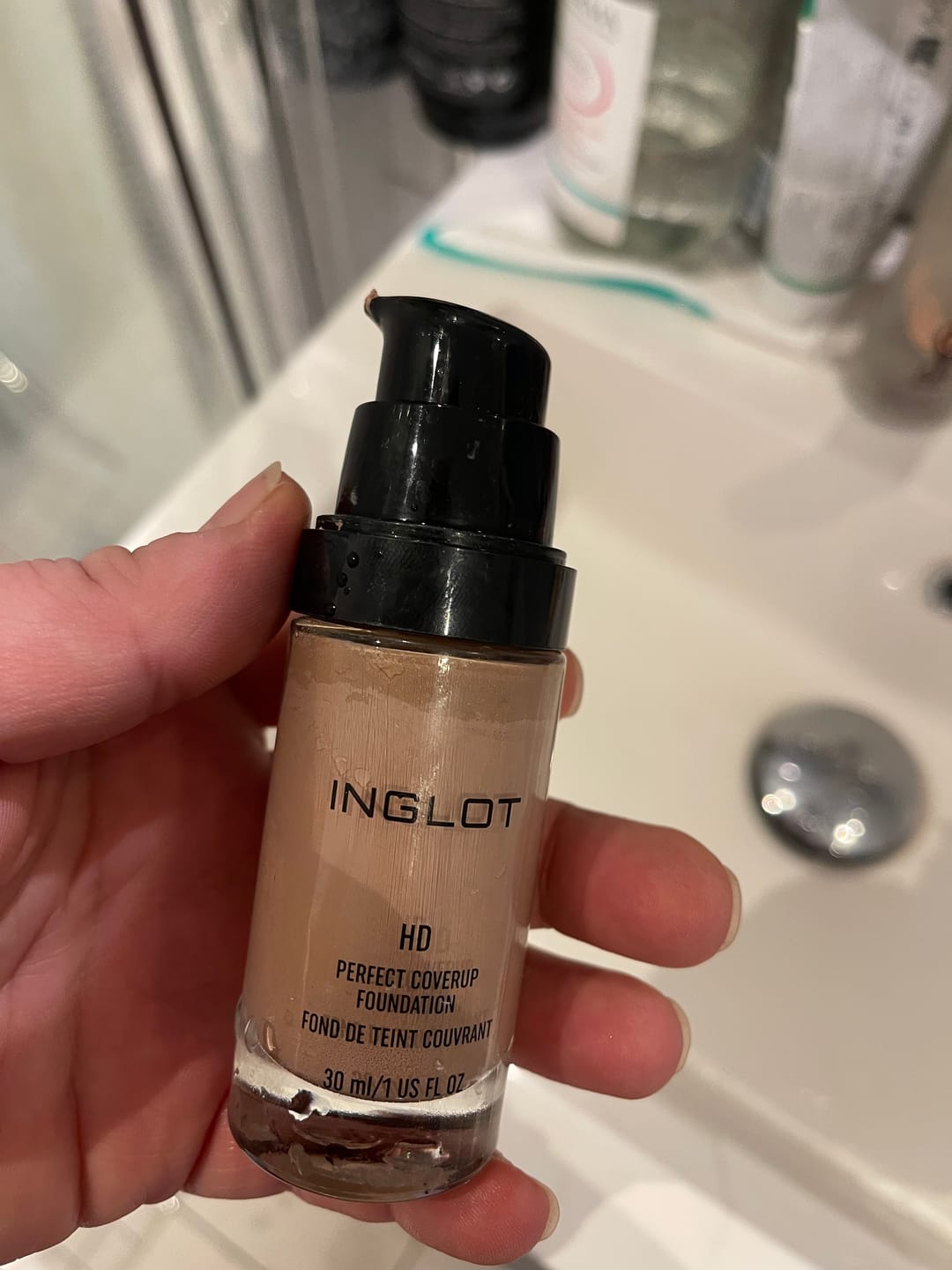Customer photo review of HD Perfect Coverup Foundation