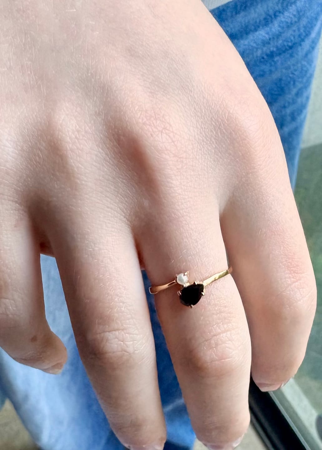 Customer photo review of The Gemini Duo Ring