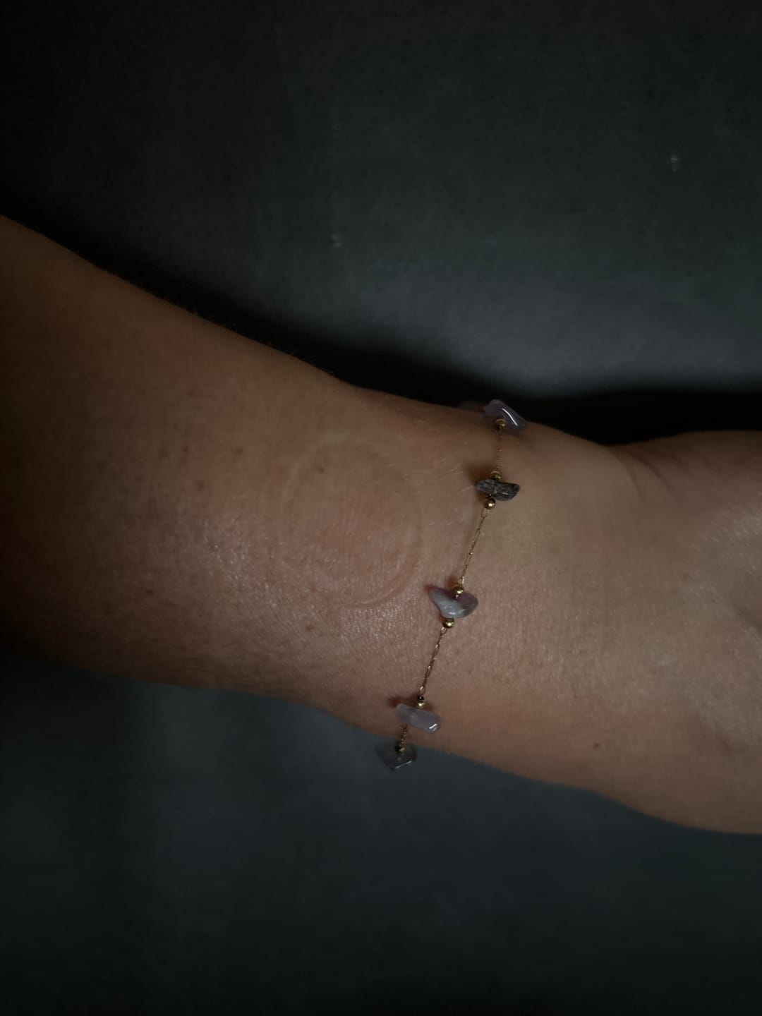 Customer photo review of Amethyst Armband - Naturperlen S925 Silber - legiert