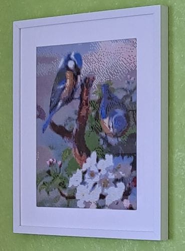 Customer photo review of Small pair of tits | Diamond Painting Kit