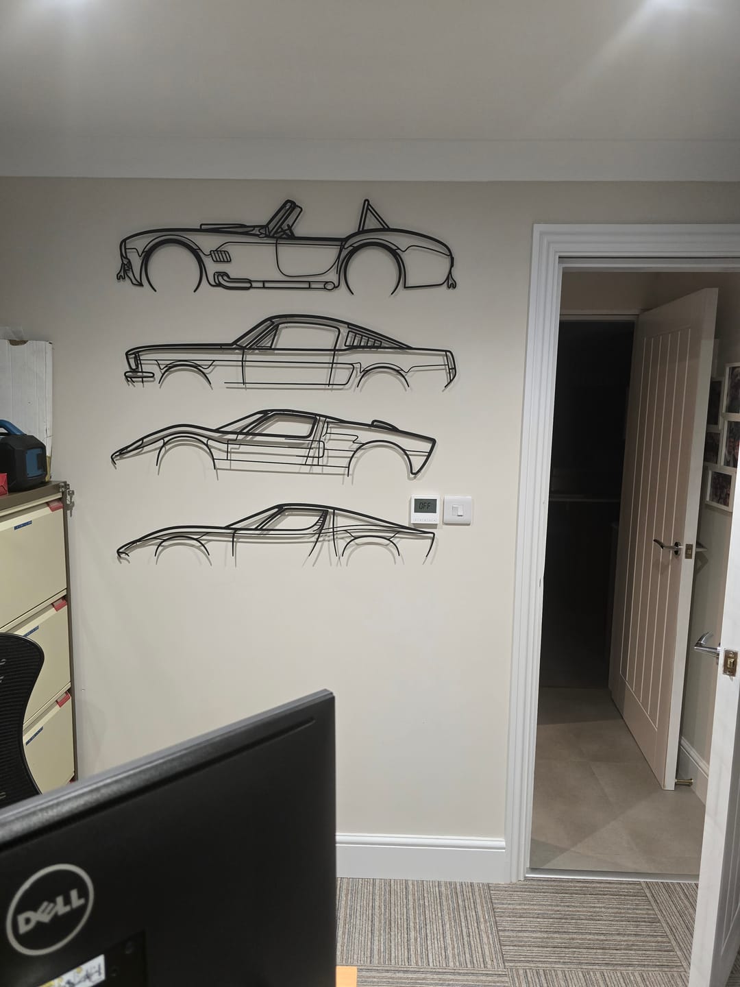 Customer photo review of Cobra 1966 Detailed Silhouette Metal Wall Art