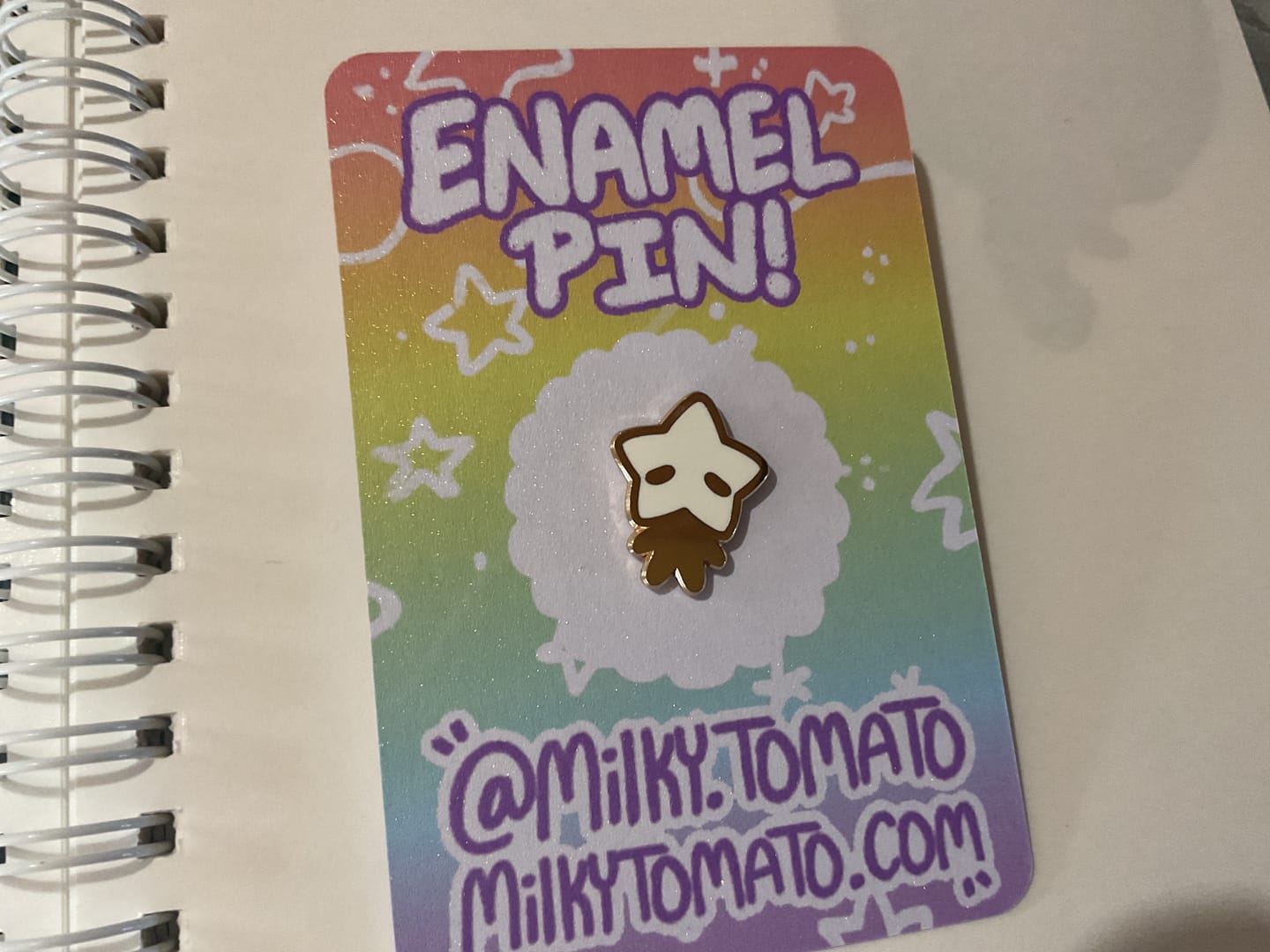 Customer photo review of Star Baby Enamel Pins