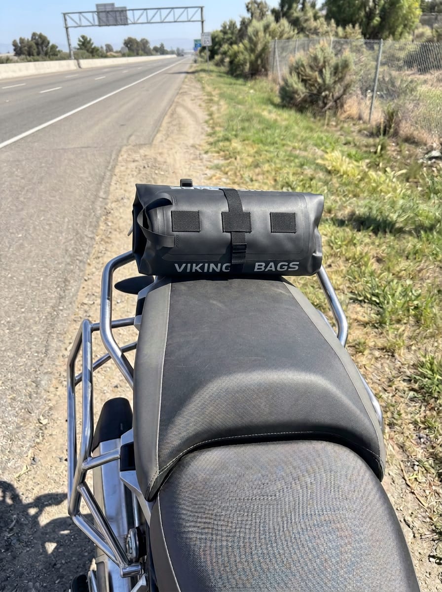 Customer photo review of Viking Odyssey Adventure Touring Tool/Roll Bag w/ Rain Cover