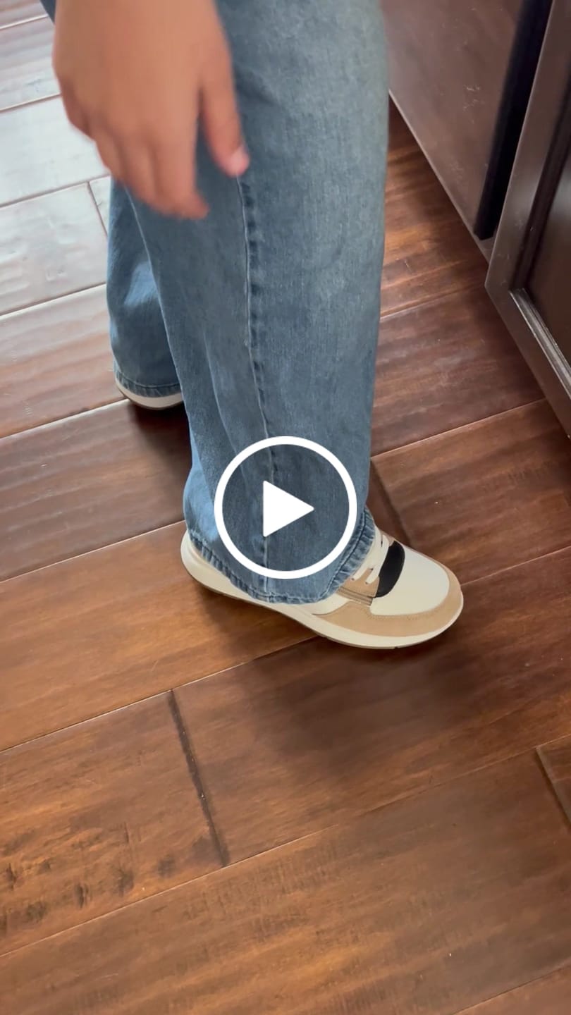 Customer video review of Women's White/Tan/Black BILLY Comfort Dual Zipper High Top