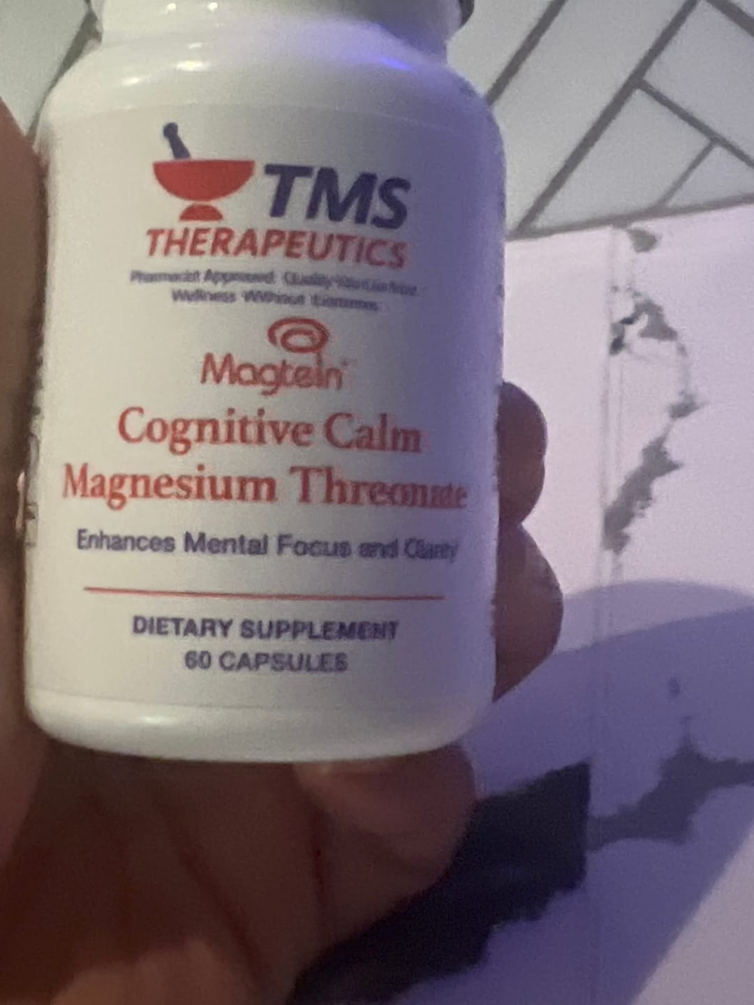Customer photo review of Cognitive Calm Magnesium Threonate