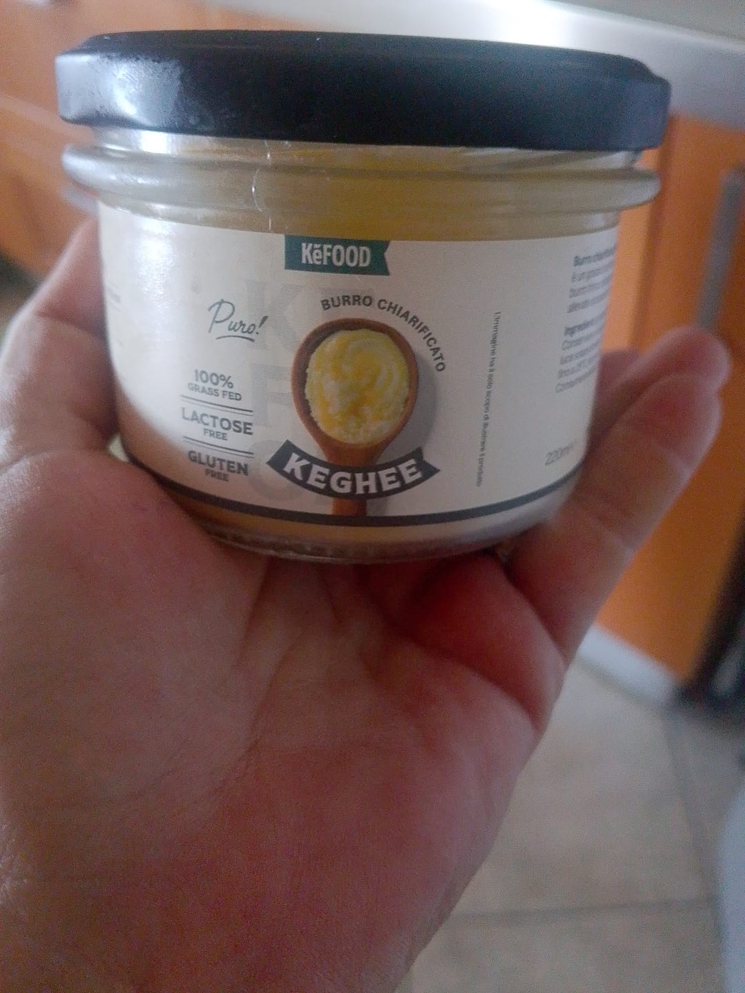 Customer photo review of GHEE GRASS-FED 220 ML BURRO CHIARIFICATO SENZA LATTOSIO COTTURA PERFETTA