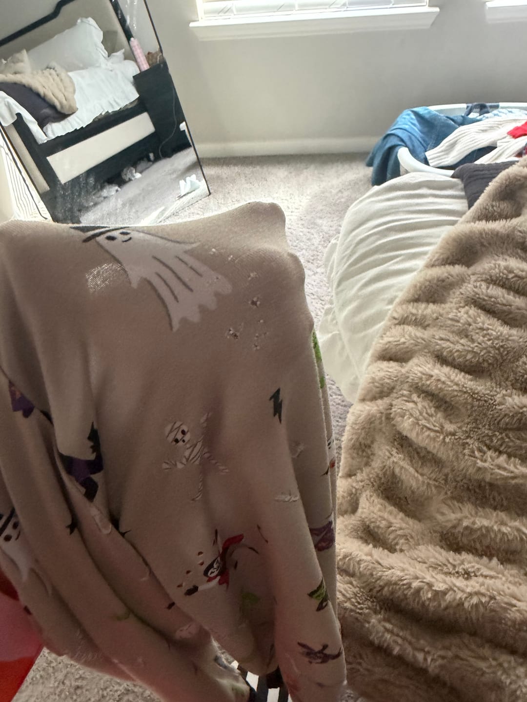 Customer photo review of Monster Bash Two-Piece Pajamas
