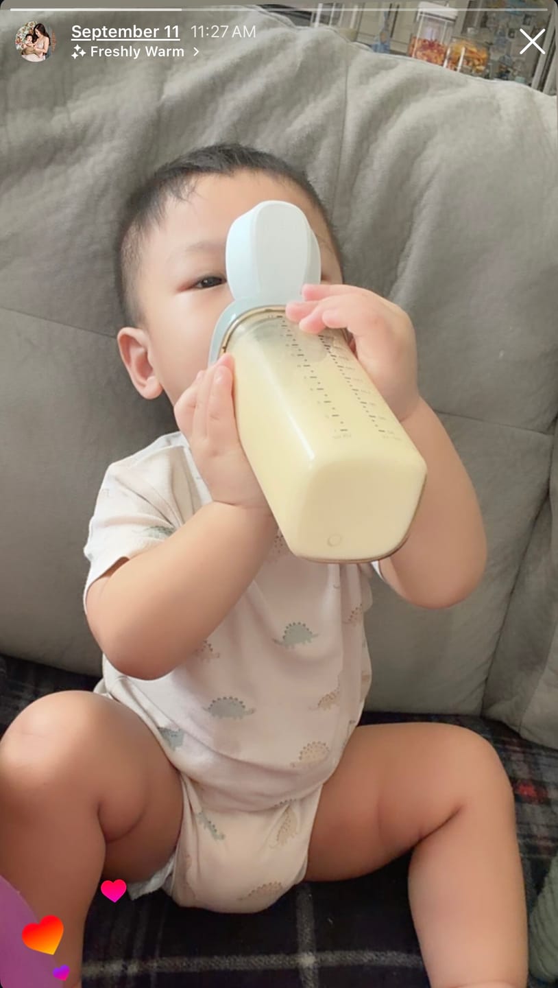 Customer photo review of Hegen PPSU Straw Cup - 9 Months Plus - 330ml/11oz - Grey