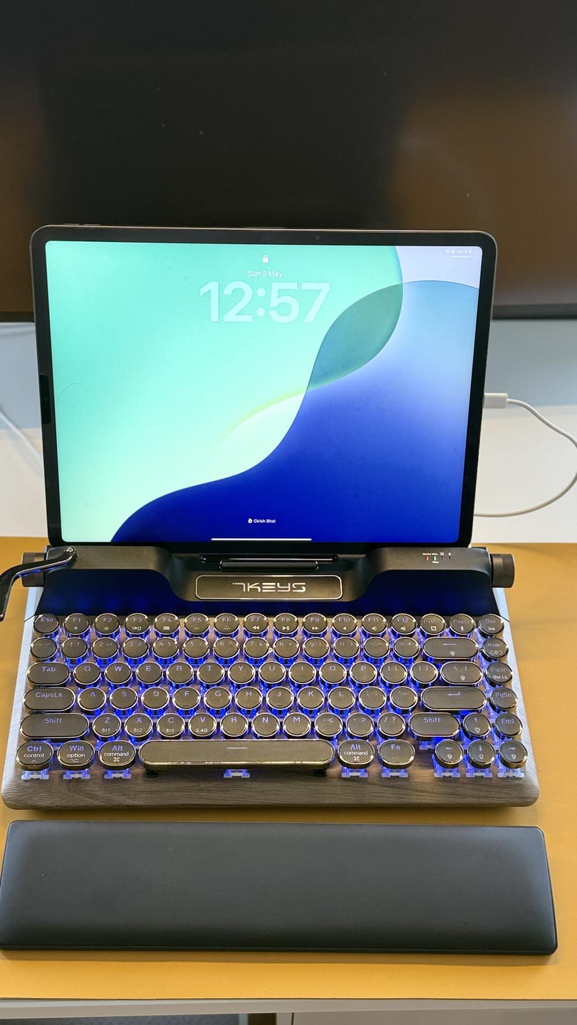 Customer photo review of Classic Typewriter Keyboard